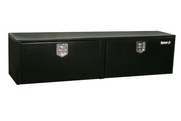 BLACK STEEL UNDERBODY TRUCK TOOL BOX WITH T-LATCH SERIES
